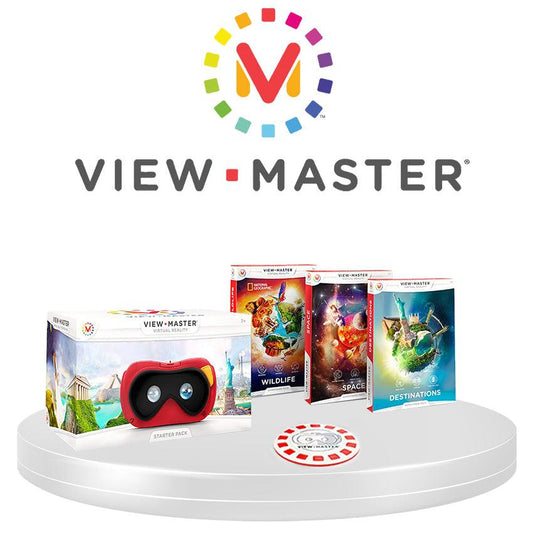 Mattel - VIEW-MASTER - Virtual Reality (VR) Expansion Pack + All Three NatGeo Experience Packs (Included) - EmporiumWDDCT