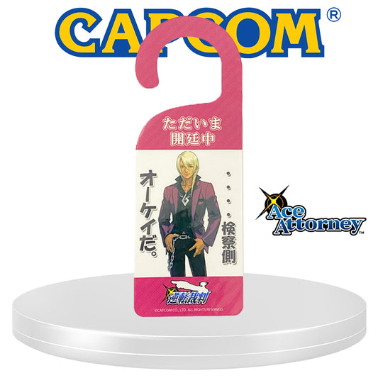 Capcom (Official Merch) - Gyakuten Saiban Door Plate "Ace Attorney" - EmporiumWDDCT