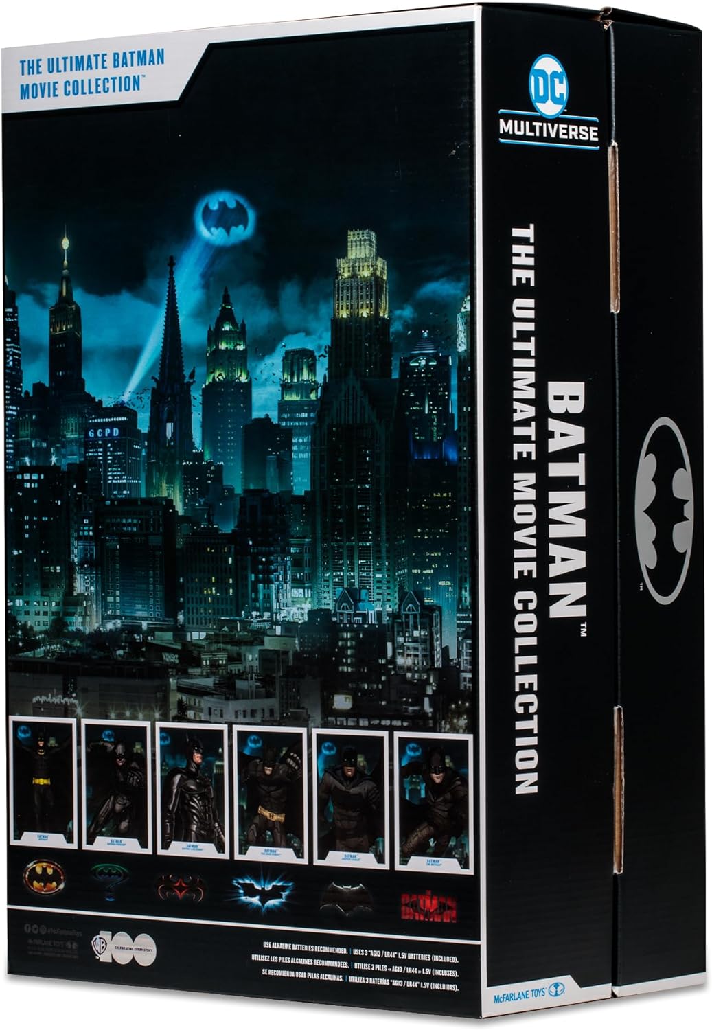 McFarlane Toys - WB 100 DC Multiverse Batman The Ultimate Movie Collection (6 Pack) (Gold Label) (Amazon Exclusive) - EmporiumWDDCT