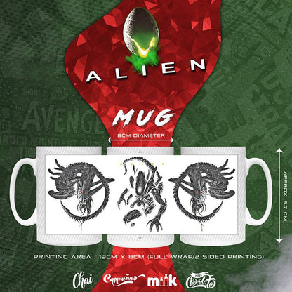 "ALIEN MOVIE" Premium Classic Ceramic Mug - EmporiumWDDCT