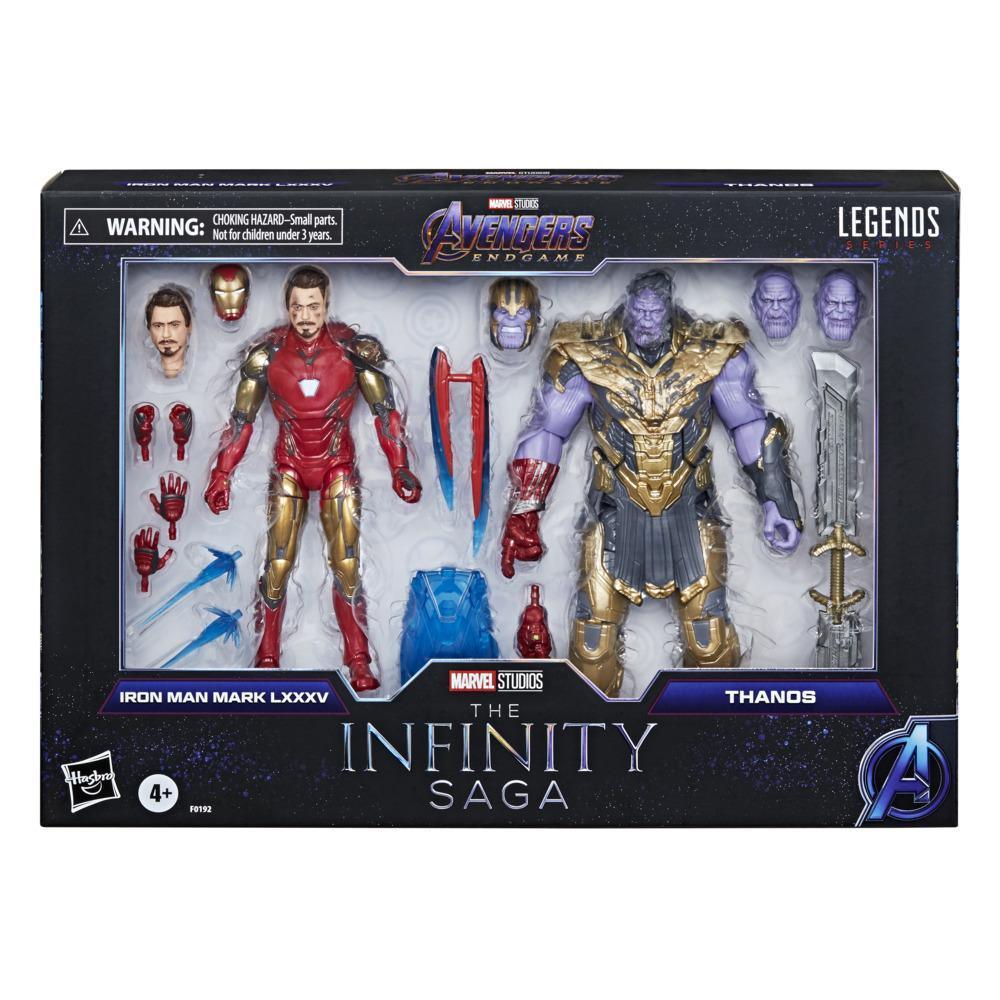 Hasbro - Marvel Legends - Avengers: Endgame The Infinity Saga Iron Man Mark 85 & Thanos (2-Pack) - EmporiumWDDCT