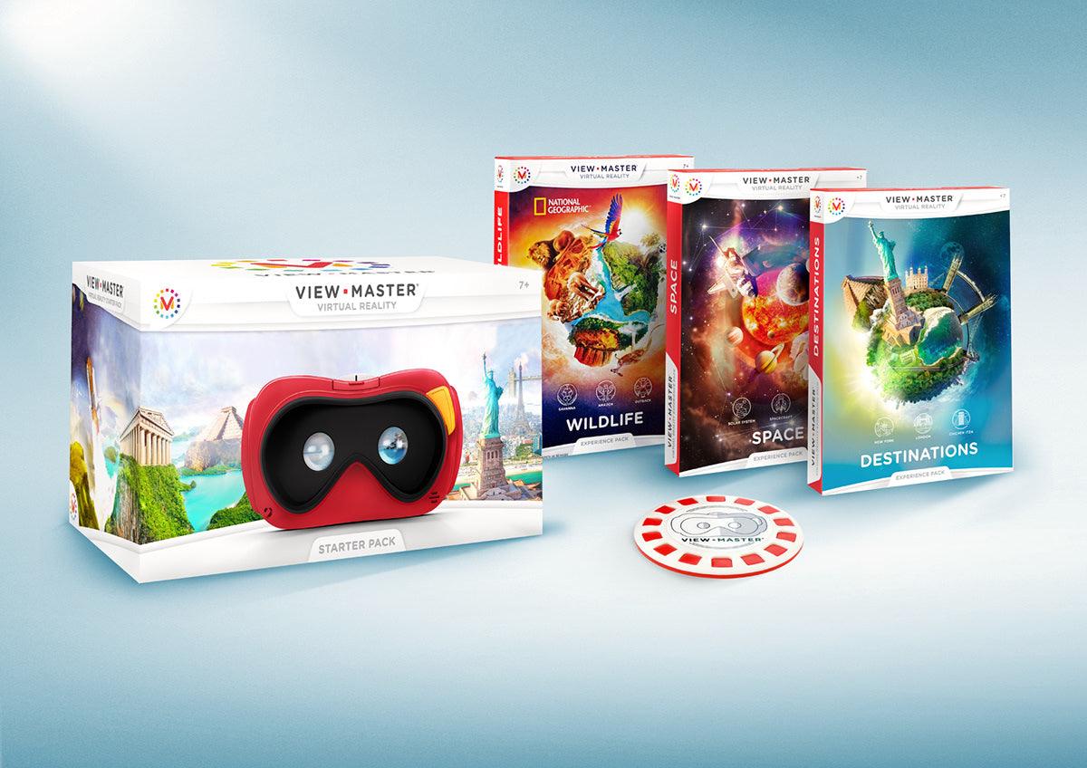 Mattel - VIEW-MASTER - Virtual Reality (VR) Expansion Pack + All Three NatGeo Experience Packs (Included) - EmporiumWDDCT