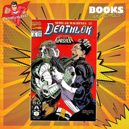 Marvel Comics: Deathlok Similar Machines (Part One) (Guest Starring) The Punisher (1991, MC) - EmporiumWDDCT