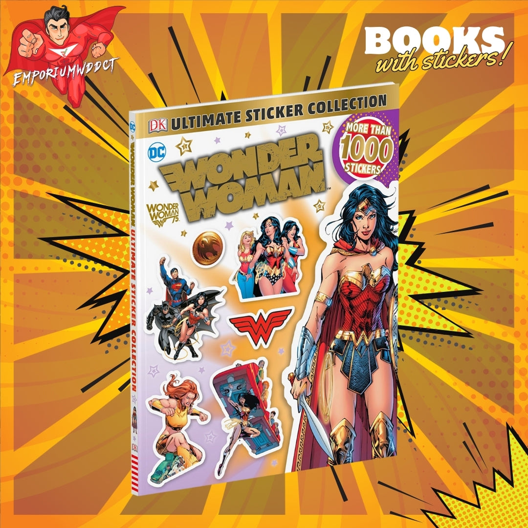 DK Publishers - DC Ultimate Sticker Collection & Profile (Wonder Woman) - EmporiumWDDCT