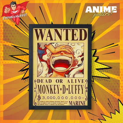 One Piece (Anime) Retro Style Poster A (Imported) - A3 Size - EmporiumWDDCT